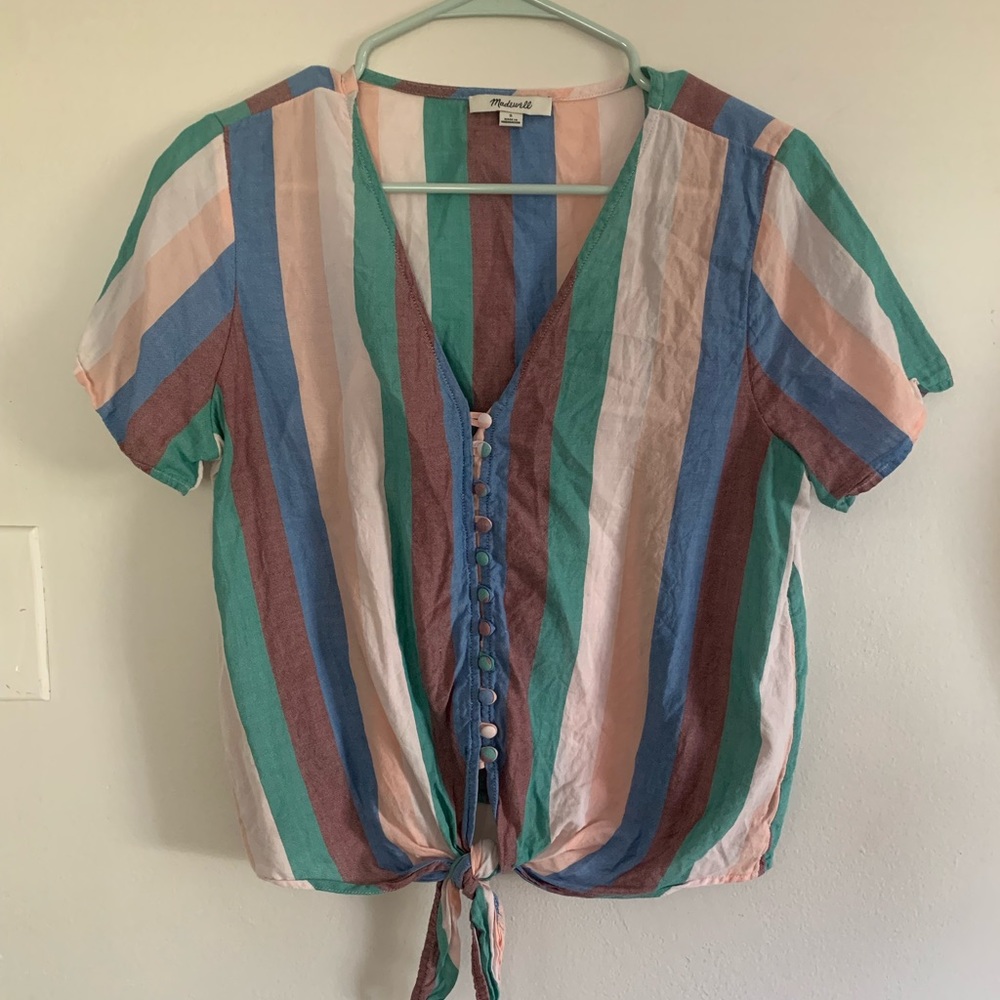 Madewell Striped Blouse